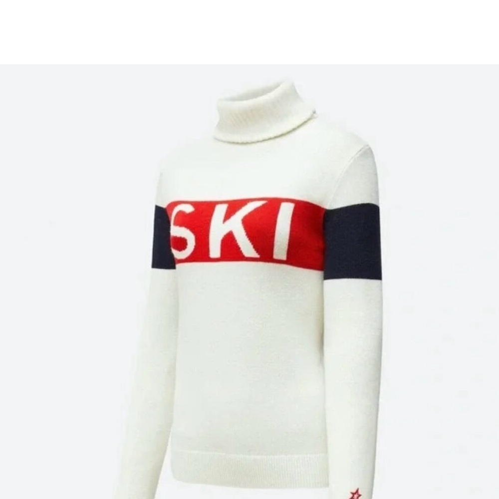 Perfect Moment Ski II Merino Wool Turtleneck Sweater Preppy Retro Old Money XS